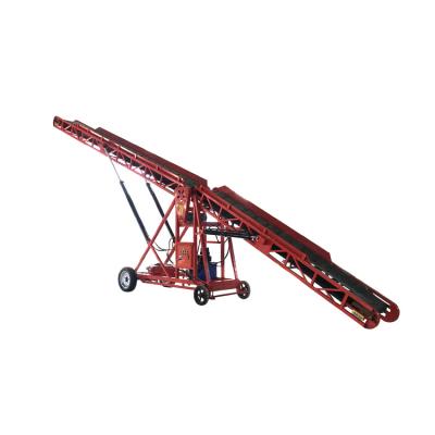 China Factory two-wing mobile loading conveyor loading and unloading prices for sale