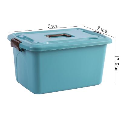 China 2021 Sustainable Top Selling Wholesale Household Handled PP Lockable Plastic Storage Box Boxes for sale