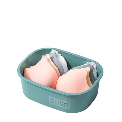 China Viable Hot Sale Classification Plastic Bras Sock Underwear Storage Box Organizer With Lid for sale