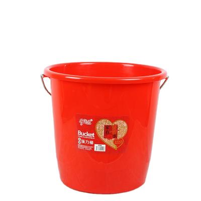 China Sustainable High Quality Durable Using Various Cheap Bath Around Plastic Water Bucket With Handle for sale