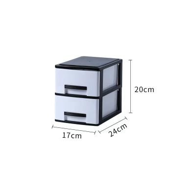 China Viable made in China top quality plastic storage box desk type home accessories drawer for sale