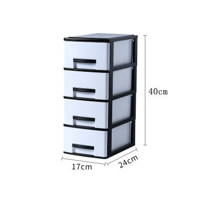 China Viable Storage Box Container With Drawer Desktop Sundries Four Layers Of Desktop Separate Storage Box for sale