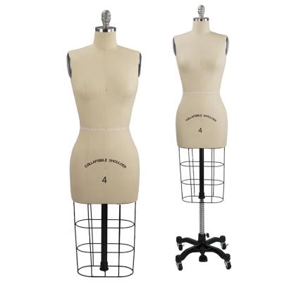 China Wholesale Adjustable Famale Dressmaker Mannequin Dummy Tailors Ladies Dress Form for sale