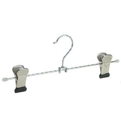 China SHOW GR Durable Metal Clips Pants Hanger for sale