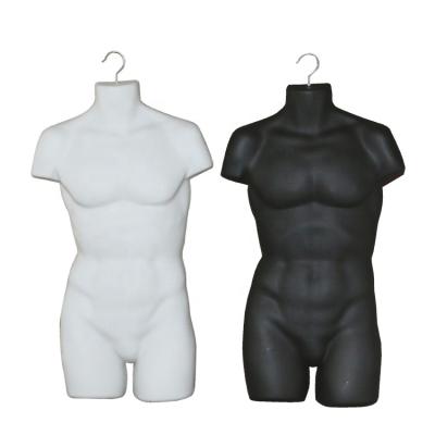 China Other Half Torso Upper Body Male Mannequins With Hook For Man Wear Garment Display for sale