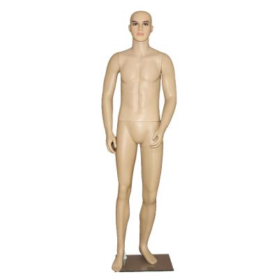 China Wholesale Color Standing PE Man Size Retail Skin Male Plastic Mannequin For Clothing Store for sale