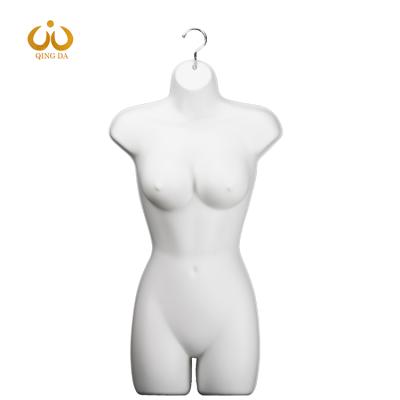 China Other Fashion Hanging Plastic Headless Female Upper Body Torso Display , Hanging Mannequin for sale