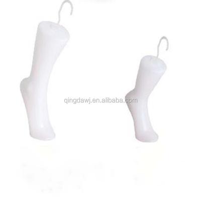 China White Female Foot Mannequin Feet Mannequins Torso For Socks Display With Hook for sale