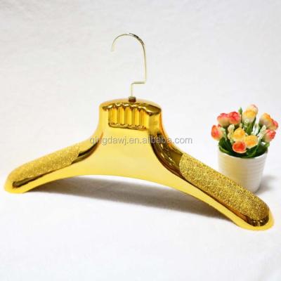 China SHOW Wholesale Gold Coat Hanger For Clothing Store Display for sale