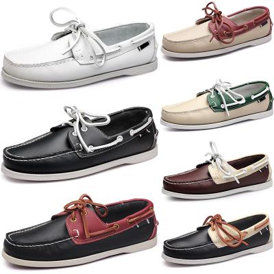 China 2021 EVA China Manufacturer Custom Wholesale Leather Slippers For Men Loafers Loafers Workout Flats Men's Stylish Shoes for sale