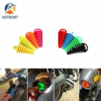 China Classic PVC Motorcycle Exhaust Muffler Wash Plastic Sccoter Plug Exhaust Pipe Intake Motor Bike Exhaust Muffler Flow Plug for sale