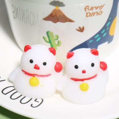 China Youth (15-35 years old) New Lucky Cat Small Tuanzi Decompression Vent Pinch Music Creative Novelty Small Gift Manufacturers Direct Sales Lucky Cat for sale