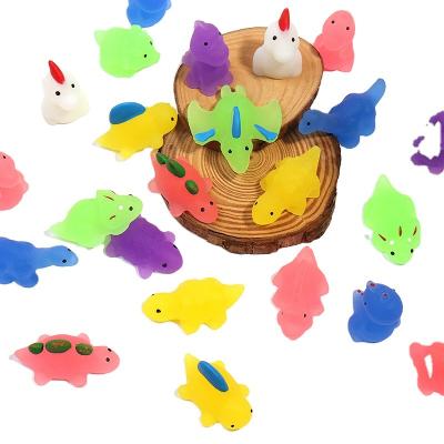 China Funny Educational Toy Cross-border sales Easter Noctilucent dinosaur squishy toy squeeze toy fidget toys Glow-in-the-dark dinosaur for sale