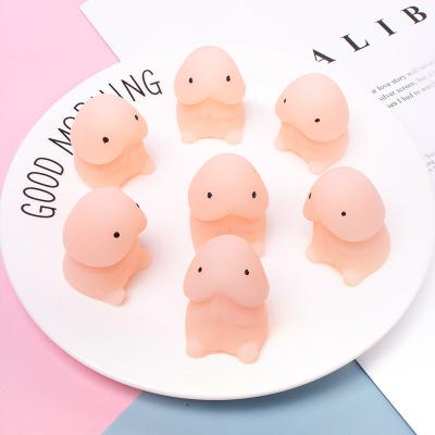 China Childrens  Toys Mochi  Abreact Healing Fool Fun Joke Toy Party Gift Hot Soft Dingding Squishy Focus Squeez Pressure  Small Slow Rebound Mochi for sale