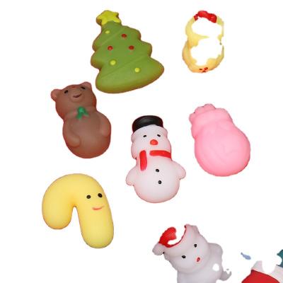 China Child (3-6 years) Christmas Kneading toy snowman Santa Claus elk Blow Christmas party New Year home decoration decorationsSqueeze Stress Relief for sale