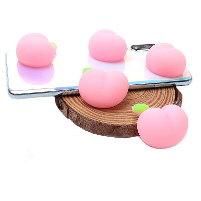 China Age (over 3 years ) Butt Cute Butt Pinch with Peach TPR soft glue toy Peach Pinch Happy Kids Gift Office decompression toy for sale