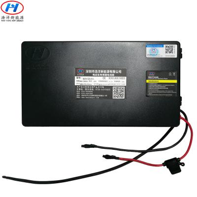 China 60V 20Ah lithium battery for 20Ah battery scooter LCD display 16S8P for sale