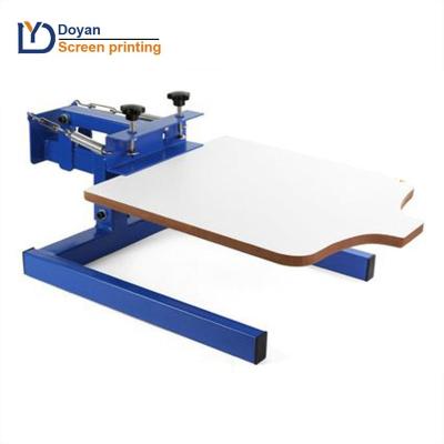 China Screen Printing Manual Type 1 Color 1 Station Flat Screen Printing Machine for sale