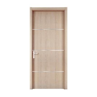 China Factory Supply Cheap Price WPC Waterproof PVC Modern Interior Bedroom Doors For Houses for sale