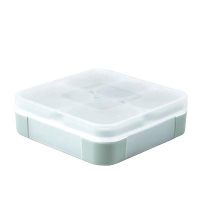 China Freshness Preservation Food Storage Korean Lunch Box OEM Food Grade Plastic Bento Box With Small Containers BPA Free Multifunction for sale