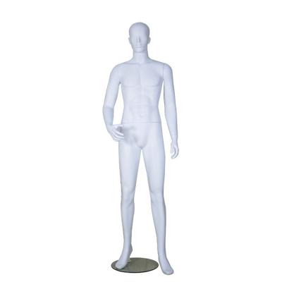 China White Ghost Stores Fashion Full Body Handsome Male Mannequins Eco-friendly Plastic Dummy Clothing Model for sale