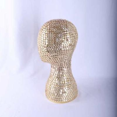 China Wholesale Eco-Friendly Doll Men Display Wig Golden Head Male Mannequin For Display for sale