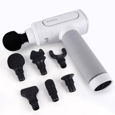 China Full Body Gym Body Vibration Deep Tissue Sports Massage Gun Hot Selling OEM Fascia Black And White Massage for sale