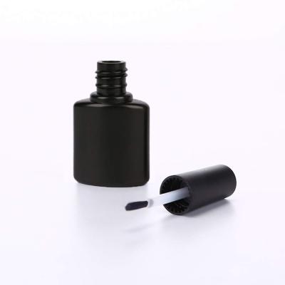 China Gift & Wholesale High Quality Refillable Luxury Craft Square Shape 8ml Nail Polish Bottle Glass With Brush for sale