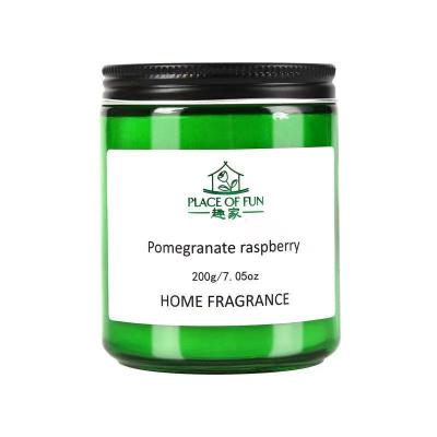 China Canada 100ml 200ml Luxury Empty Single Green Wholesale Modern Home Decor Candle Jars for sale