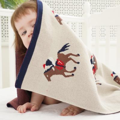 China Baby Wearable Blanket Baby Blanket Super Soft Knitted Cotton Blanket For Baby for sale