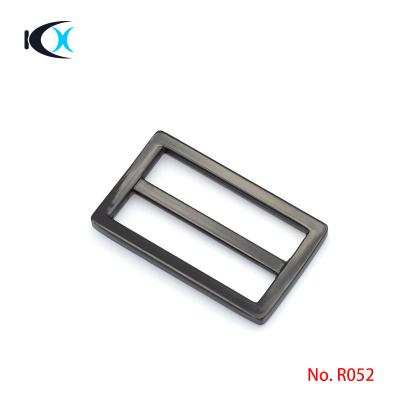 China Eco-friendly Zinc Alloy Tri Glide BuckleLogo Engraved Buckle Metal Strap Buckle for sale