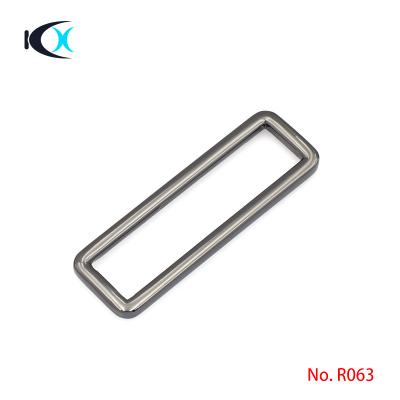 China Eco - Friendly Material For Bags 51mm Adjustable Rectangle Buckle Metal Square Ring for sale