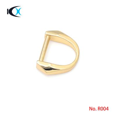 China Eco - Friendly Handbag Accessories Customize Engraved Logo Bag D Rings for sale