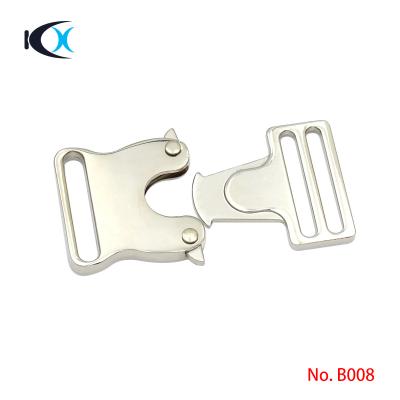 China Pet Collar Hardware Accessories 32mm Quick Release Metal Eco - Friendly Buckle For Backpack for sale