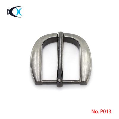 China Eco-friendly Party 20mm Double Pin Buckle Women Belt Gunmetal Buckle Pin For Leather Strap for sale