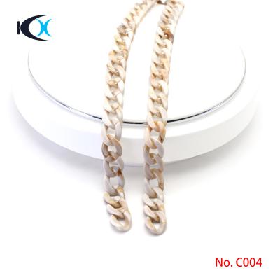 China Bags Accessories Plastic Chain Eco - Friendly For Handbag Resin Chain For Bag for sale