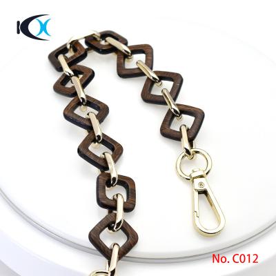 China Mix Eco-friendly Acrylic Metal Resin Bag Chain Chain For Shoulder Strap for sale