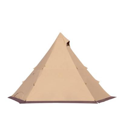 China Camouflage set 2 or 3 people beach/field thickening luxury glamping tents rainproof camping tent supplier for sale