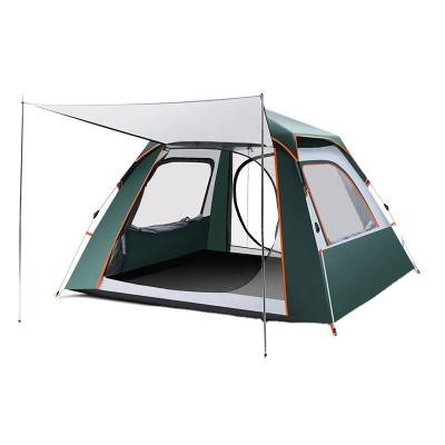 China Camouflage/Field Play Life Resort Tent 2-4 Persons Camping Tents Vehicle Oxford Top Automatic Outdoor Camping Tent For Family for sale