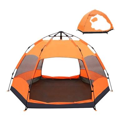 China Camouflage Game Park Quick Open Tent Family Outdoor Folding Double-Layer Waterproof Tent/Portable Multifunctional Tent Thickening Field for sale