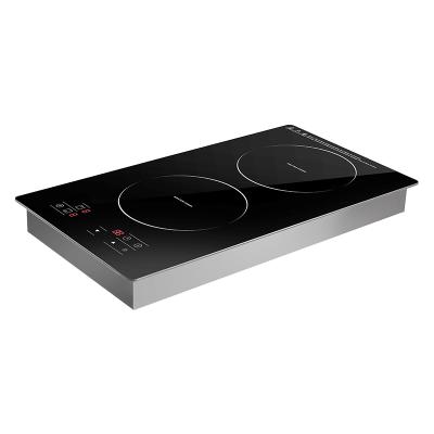 China Can be customized commerical induction double hob induction cooker for sale