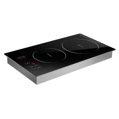 China Can Be Customized 3000W Ceramic Dual Hob Electric Ceramic Burner Stove Top Touch Control for sale