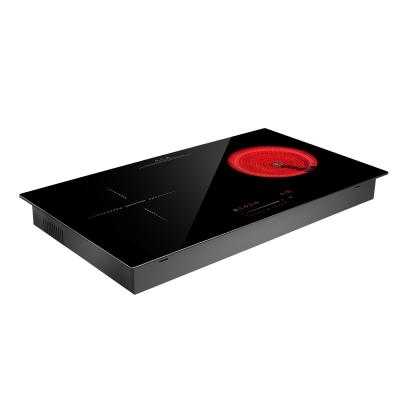 Chine Can Be Customized 1 To 99 Minutes Timer Two Zone Induction Double Hob Hybrid Cooking à vendre