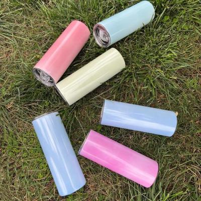 China PORTABLE 20oz Color Change Sublimation UV Tumbler Straight Tumbler Change Color for sale