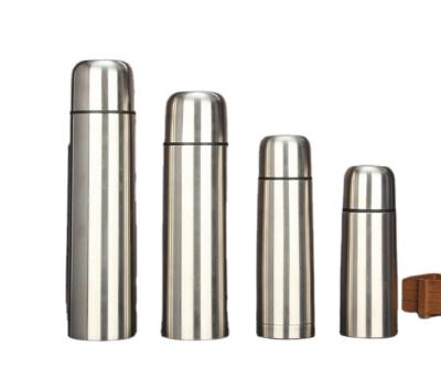 China PORTABLE 350ml-1L Bullet Thermos Bottle 304 Double Wall Stainless Steel Travel Mug Insulated Vacuum Thermos for sale