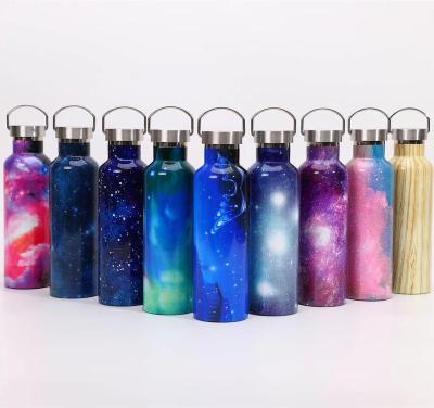 China Double Wall Metal Sustainable Custom Stainless Steel Water Bottle Drinking Wide Mouth BPA Free for sale