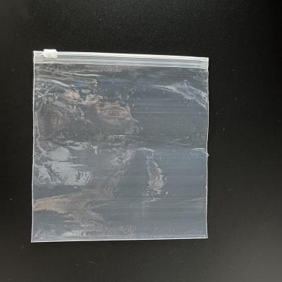 China Recyclable Hot Sale Transparent Slider Bag Zipper Ziplock Bag Self Supporting With Stock PE Packing Wholesale STOCKLOT Bag for sale