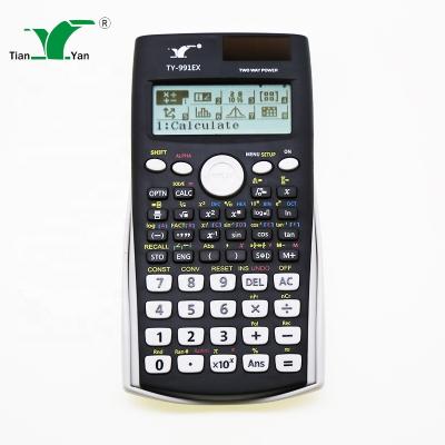 China Brand New TY-991EX Scientific Original 498 Functions For School Two Ways Power Solar And Battery Scientific Calculator for sale