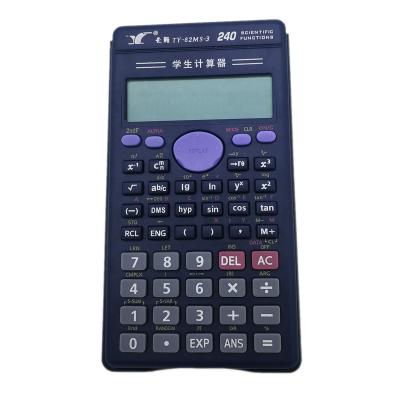 China Scientific OEM TY-82MS-3B 240 Works Scientific Calculator OEM ODM Customize Logo Package for sale