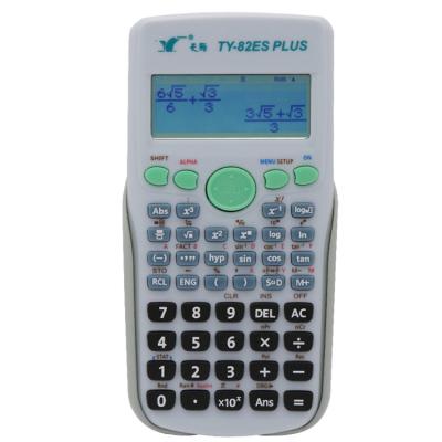 China Scientific TY-82ES PLUS 252 Function Calculator Sharp Scientific Coverage Scientific Calculator Programmable For School Student for sale